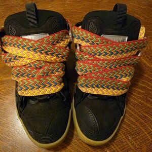 LANVIN Curb Men's Black Sneakers Size 39 US 5.5